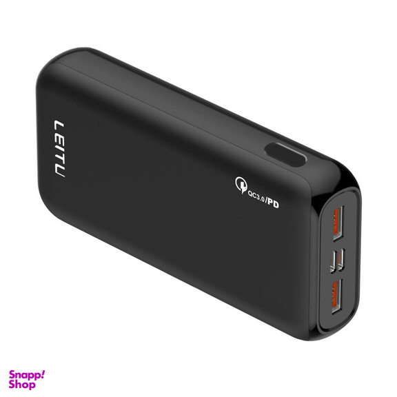 شارژر همراه لیتو (Leitu) مدل LP-30 ظرفیت 20000 میلی‌ آمپر ساعت