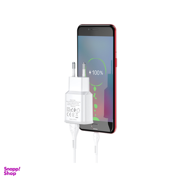 شارژر دیواری هوکو مدل C88A به همراه کابل MICROUSB