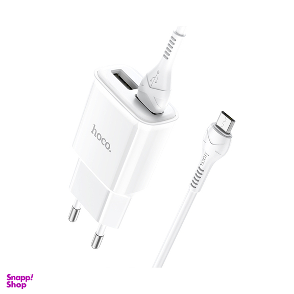 شارژر دیواری هوکو مدل C88A به همراه کابل MICROUSB
