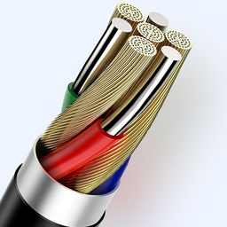 کابل تبدیل USB به Microusb یوسمز (USAMS) مدل US-SJ365 U35 طول 1 متر