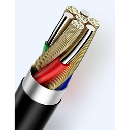 کابل تبدیل USB به لایتنینگ یوسمز (USAMS) مدل US-SJ364 U35 طول 1 متر