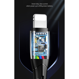 کابل تبدیل USB به لایتنینگ یوسمز (USAMS) مدل US-SJ364 U35 طول 1 متر