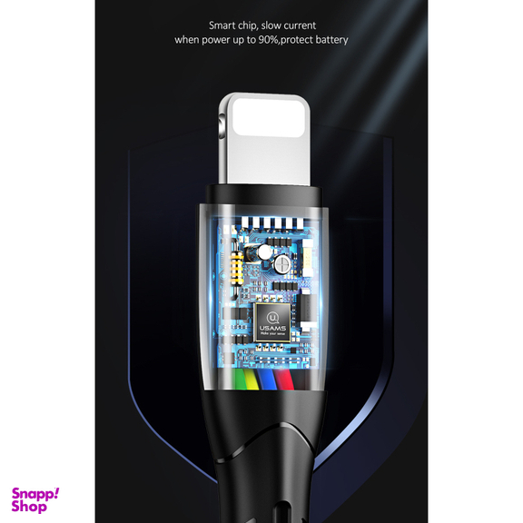 کابل تبدیل USB به لایتنینگ یوسمز (USAMS) مدل US-SJ364 U35 طول 1 متر