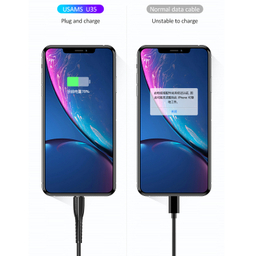 کابل تبدیل USB به لایتنینگ یوسمز (USAMS) مدل US-SJ364 U35 طول 1 متر