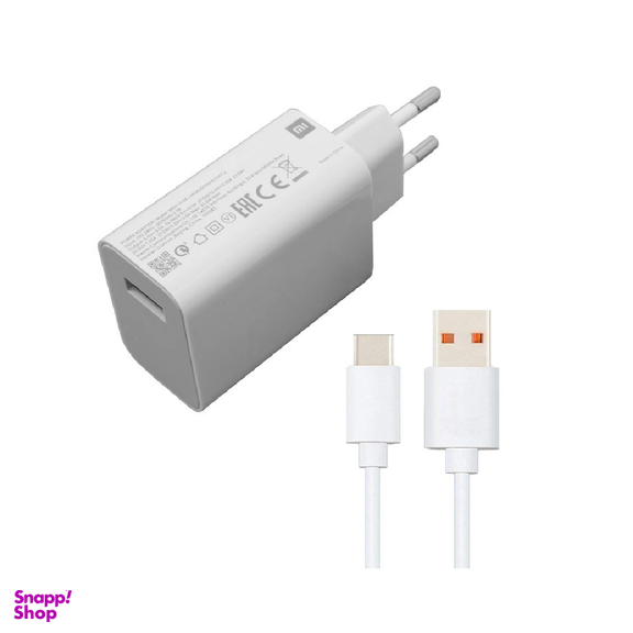 شارژر دیواری 33 وات شیائومی مدل MDY-11-EZ به همراه کابل USB-C