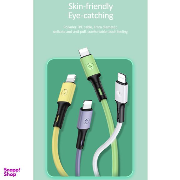 کابل تبدیل USB به لایتنینگ یوسمز مدل US-SJ434 U35 طول 1 متر