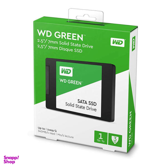 حافظه SSD وسترن دیجیتال مدل Green Wds1Tb2G0A ظرفیت 1 ترابایت