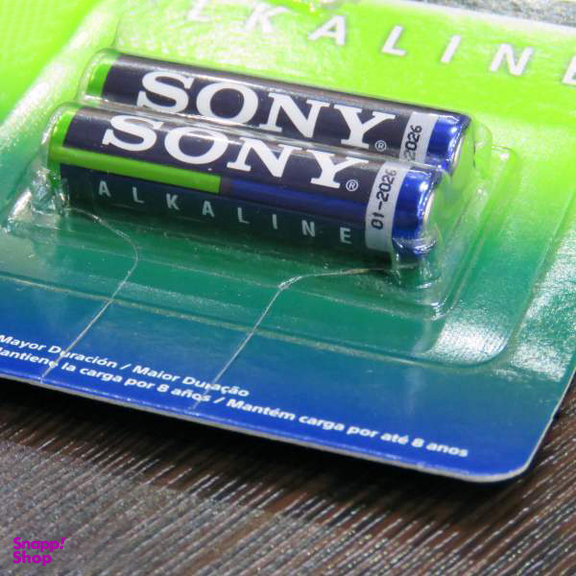 باتری نیم قلمی سونی مدل Alkaline Lr03 بسته 10 عددی