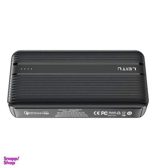 شارژر همراه لیتو (Leitu) مدل Lp-28 ظرفیت 20000 میلی‌آمپر ساعت