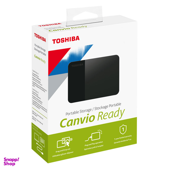 هارد اکسترنال توشیبا مدل Canvio Ready ظرفیت 2 ترابایت