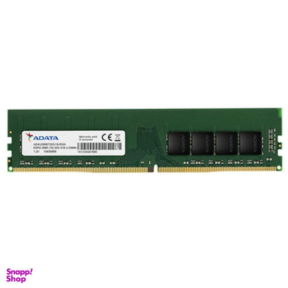 رم کامپیوتر DDR4 تک کاناله 2666 مگاهرتز CL19 ای دیتا (Adata) مدل PC4.21300 ظرفیت 8 گیگابایت