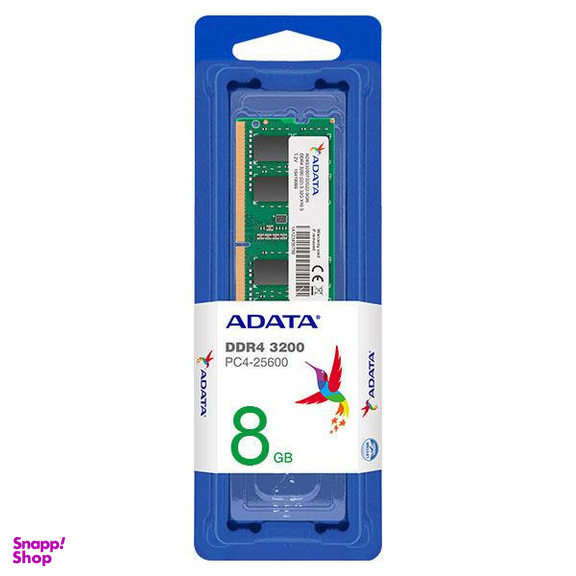 رم لپ تاپ DDR4 تک کاناله 3200 مگاهرتز CL22 ای دیتا (Adata) مدل Premier ظرفیت 8 گیگابایت