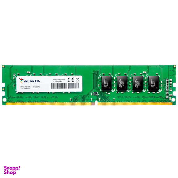 رم کامپیوتر DDR4 ای دیتا (Adata) فرکانس 2666 مگاهرتز مدل AD4U266638G19-B ظرفیت 8 گیگابایت