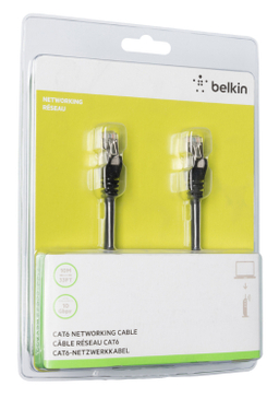 کابل شبکه Cat6 بلکین مدل A3L981bt10MBKHS