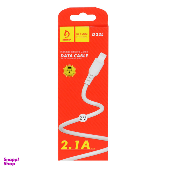 کابل تبدیل USB به لایتنینگ دنمن مدل D23L طول 2 متر