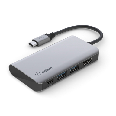 هاب چهار پورت USB-C بلکین مدل AVC006btSGY