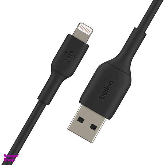 کابل تبدیل USB-A به لایتنینگ بلکین مدل CAA001bt1MBK2PK طول 1 متر مجموعه 2 عددی