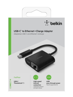 مبدل USB-C به Ethernet بلکین مدل INC001btBK
