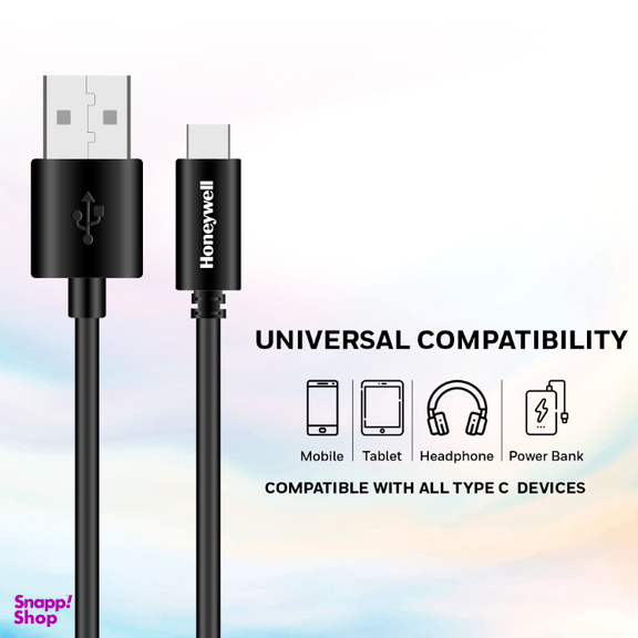 کابل تبدیل USB به USB-C هانیول مدل HC000032 طول 1/2 متر
