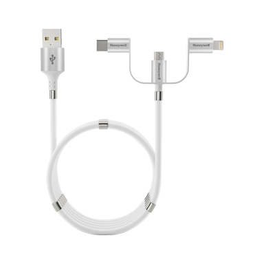 کابل تبدیل USB به MicroUSB/ لایتنینگ/Type-C هانیول مدل HC000041 طول 1٫2 متر