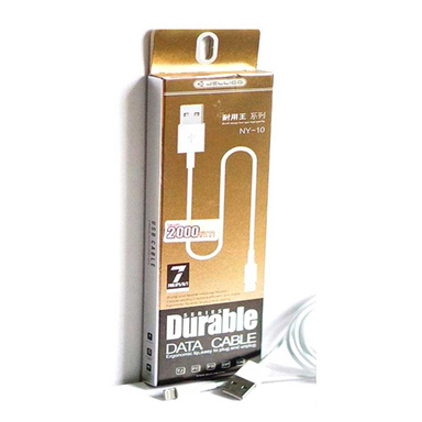 کابل تبدیل USB به لایتنینگ جلیکو (Jellico) مدل NY10-LW طول 2 متر