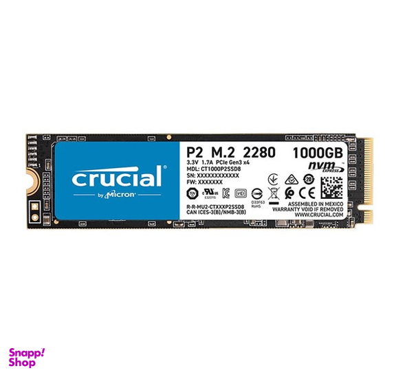 حافظه SSD کروشیال (Crucial) مدل P2 M.2 2280 ظرفیت 1 ترابایت
