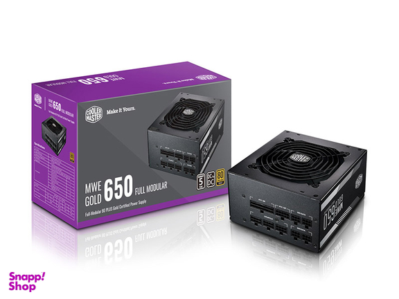 منبع تغذیه کامپیوتر کولر مستر (Cooler Master) مدل MWE Gold 650w Full Modular