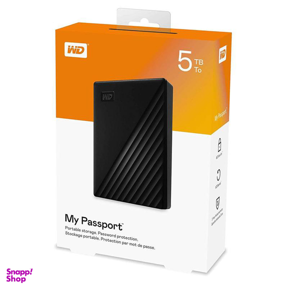 هارد اکسترنال وسترن دیجیتال مدل My Passport ظرفیت 5 ترابایت