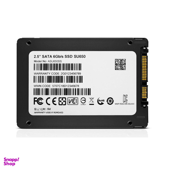 اس اس دی ای دیتا (ADATA) مدل SU650 ظرفیت 240 گیگابایت