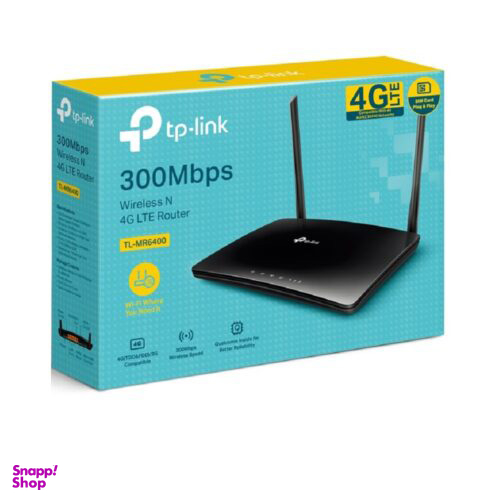 مودم روتر 4G Lte بی سیم N300 تی پی لینک (Tp-Link) مدل Tl-Mr6400