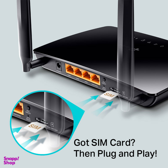 مودم روتر بی سیم 4G Lte تی پی لینک (Tp-Link) مدل Archer Mr200.Ac750-Ver-4