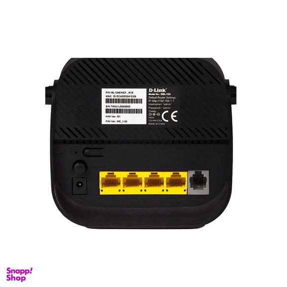 مودم روتر ADSL2 Plus بی سیم N300 دی لینک (D-Link) مدل Dsl-124 New