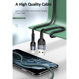 کابل تبدیل USB به لایتنینگ یوسمز (USAMS) مدل SJ448 U55 طول 1 متر