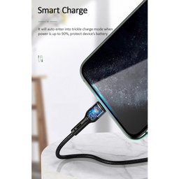 کابل تبدیل USB به لایتنینگ یوسمز (USAMS) مدل SJ448 U55 طول 1 متر