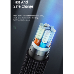 کابل تبدیل USB به لایتنینگ یوسمز (USAMS) مدل SJ448 U55 طول 1 متر