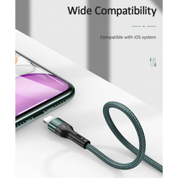 کابل تبدیل USB به لایتنینگ یوسمز (USAMS) مدل SJ448 U55 طول 1 متر