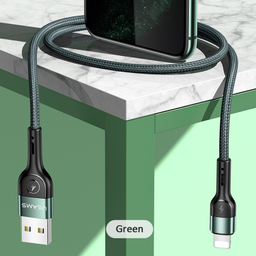 کابل تبدیل USB به لایتنینگ یوسمز (USAMS) مدل SJ448 U55 طول 1 متر