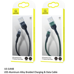 کابل تبدیل USB به لایتنینگ یوسمز (USAMS) مدل SJ448 U55 طول 1 متر