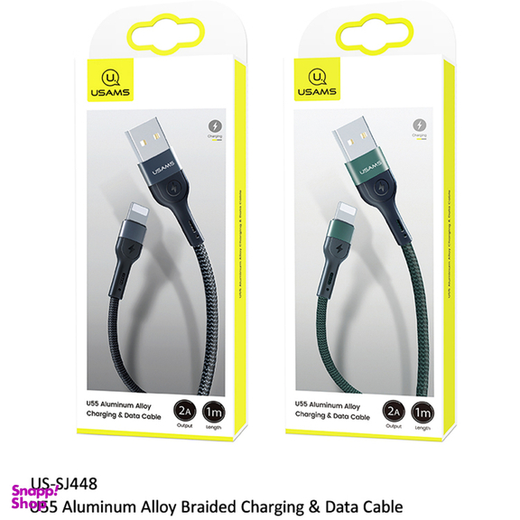 کابل تبدیل USB به لایتنینگ یوسمز (USAMS) مدل SJ448 U55 طول 1 متر