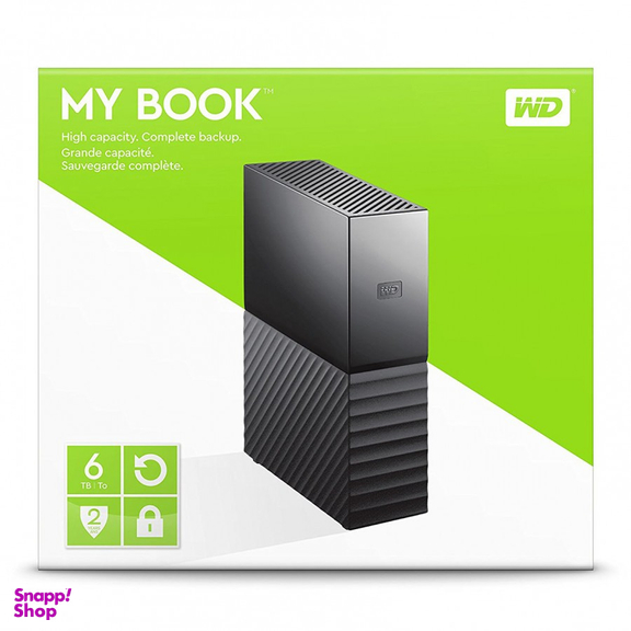 هارددیسک اکسترنال وسترن دیجیتال مدل My Book Desktop ظرفیت 6 ترابایت
