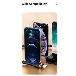 کابل تبدیل USB به لایتنینگ یوسمز (USAMS) مدل SJ487 U64 طول 1 متر