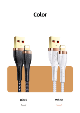 کابل تبدیل USB به لایتنینگ یوسمز (USAMS) مدل SJ487 U64 طول 1 متر