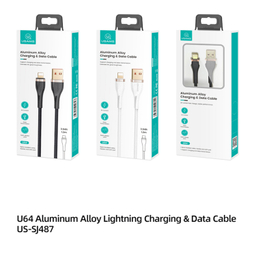 کابل تبدیل USB به لایتنینگ یوسمز (USAMS) مدل SJ487 U64 طول 1 متر
