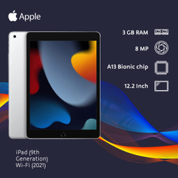 تبلت اپل مدل iPad 9th Generation 10.2-Inch Wi-Fi 2021 ظرفیت 64 گیگابایت