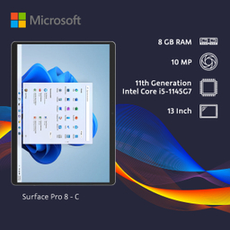 تبلت مایکروسافت (Microsoft) مدل Surface Pro 8-C ظرفیت 256 گیگا بایت