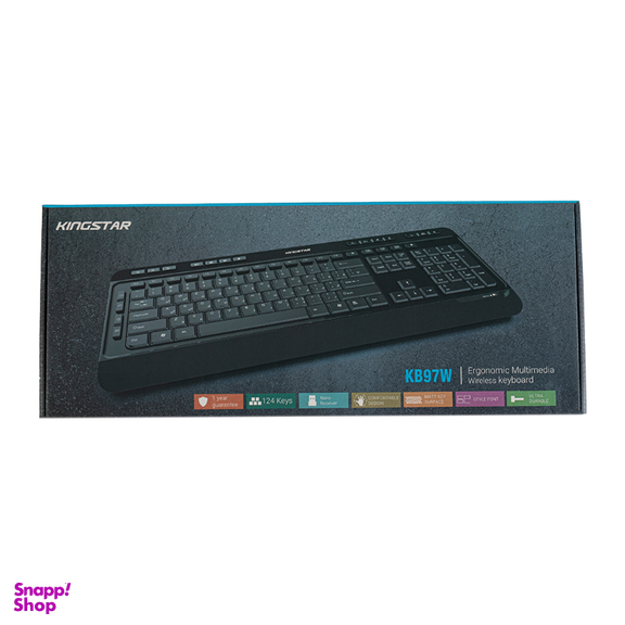 کیبورد بی سیم کینگ استار مدل KB97W