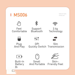 ماوس بی سیم دوگانه ایسوس (ASUS) مدل MS006