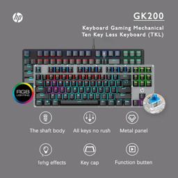 کیبورد مکانیکی گیمینگ اچ پی (Hp) مدل GK200