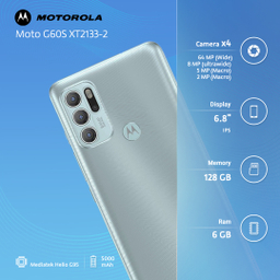 گوشی موبایل موتورولا (Motorola) مدل Moto G60S XT2133-2 دو سیم‌ کارت ظرفیت 128 گیگا بایت و رم 6 گیگا بایت