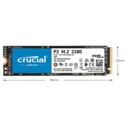 حافظه SSD اینترنال کروشیال (Crucial) مدل P2 M.2 NVME PCIE ظرفیت 500 گیگابایت